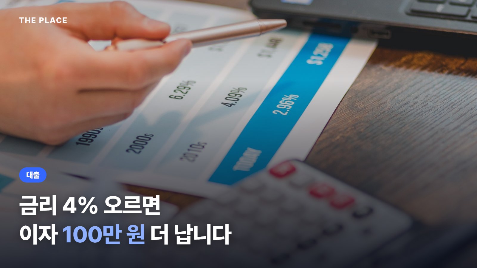 금리 4% 오르면 이자 100만 원 더 납니다