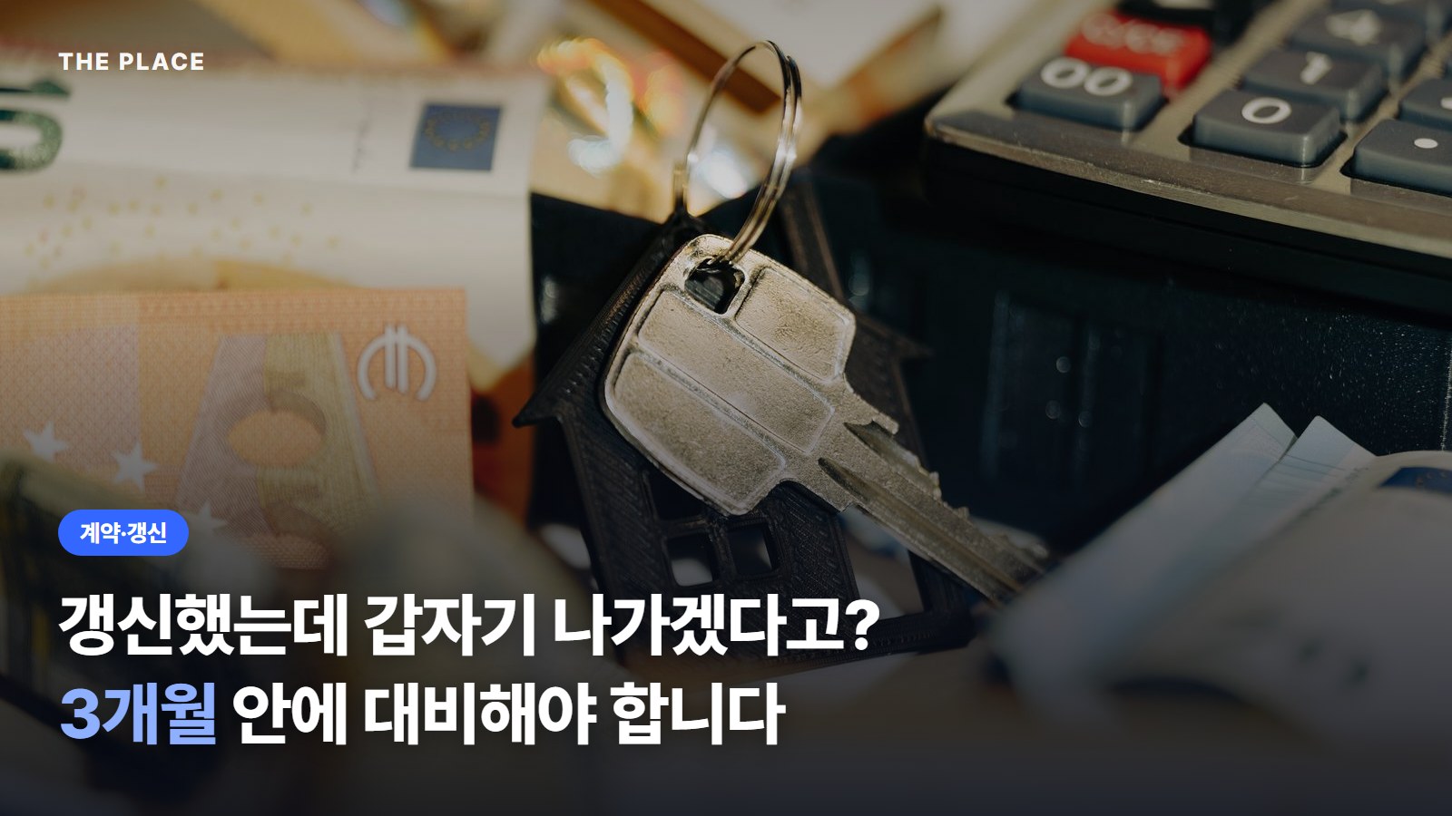 갱신했는데 갑자기 나가겠다고? 3개월 안에 대비해야 합니다