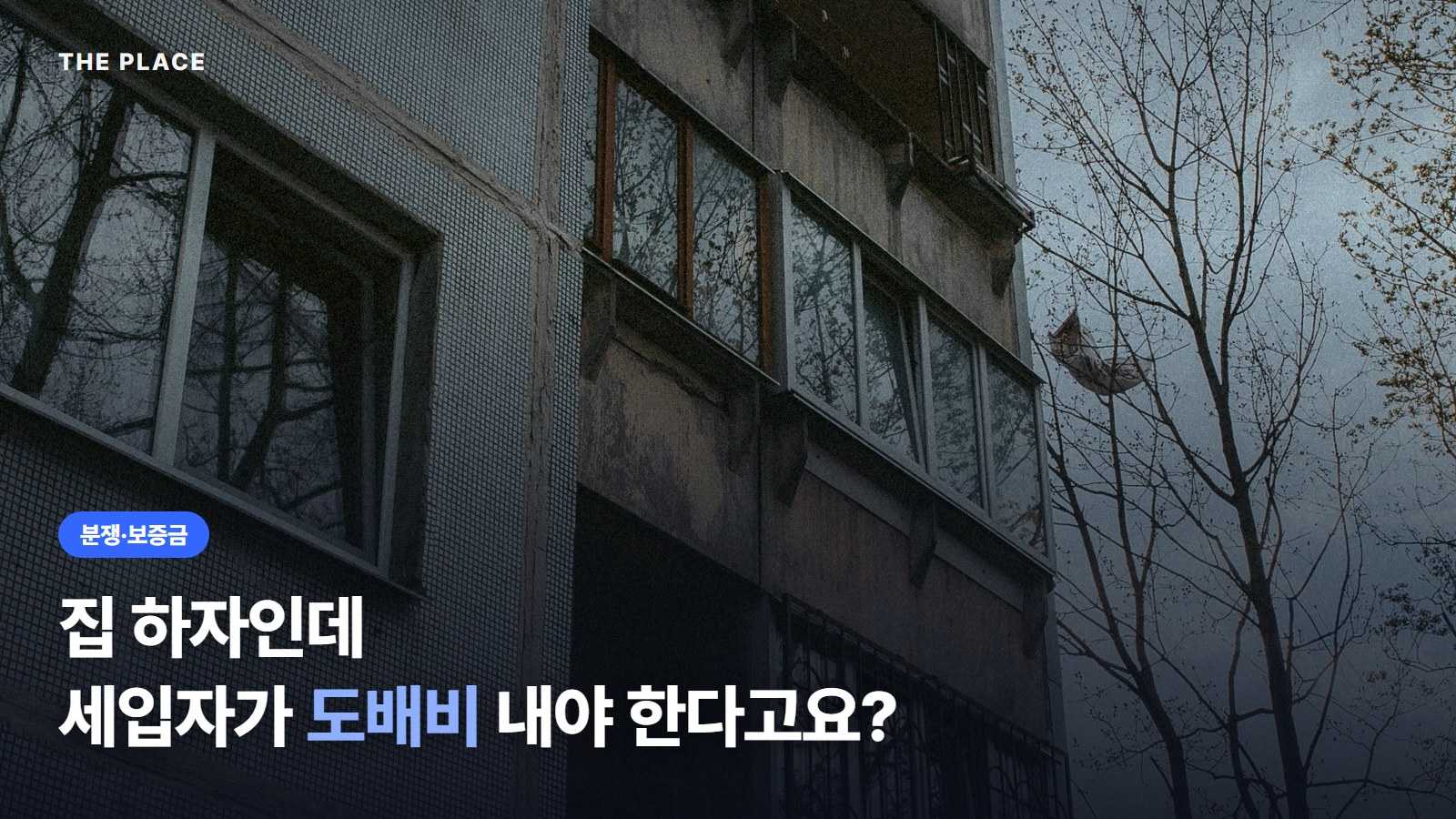 집 하자인데 세입자가 도배비 내야 한다고요?
