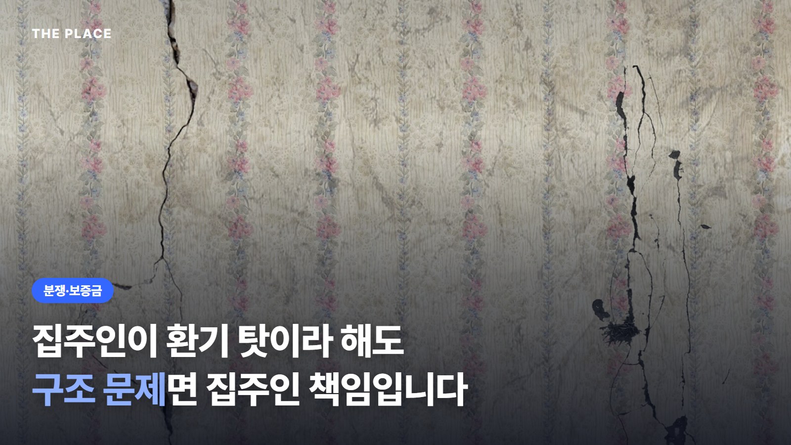 집주인이 환기 탓이라 해도 구조 문제면 집주인 책임입니다
