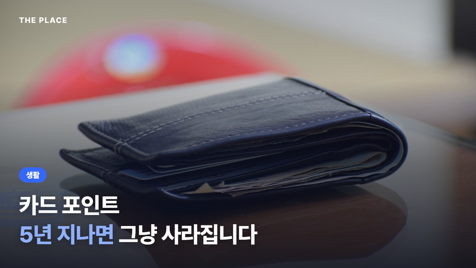 카드 포인트 5년 지나면 그냥 사라집니다
