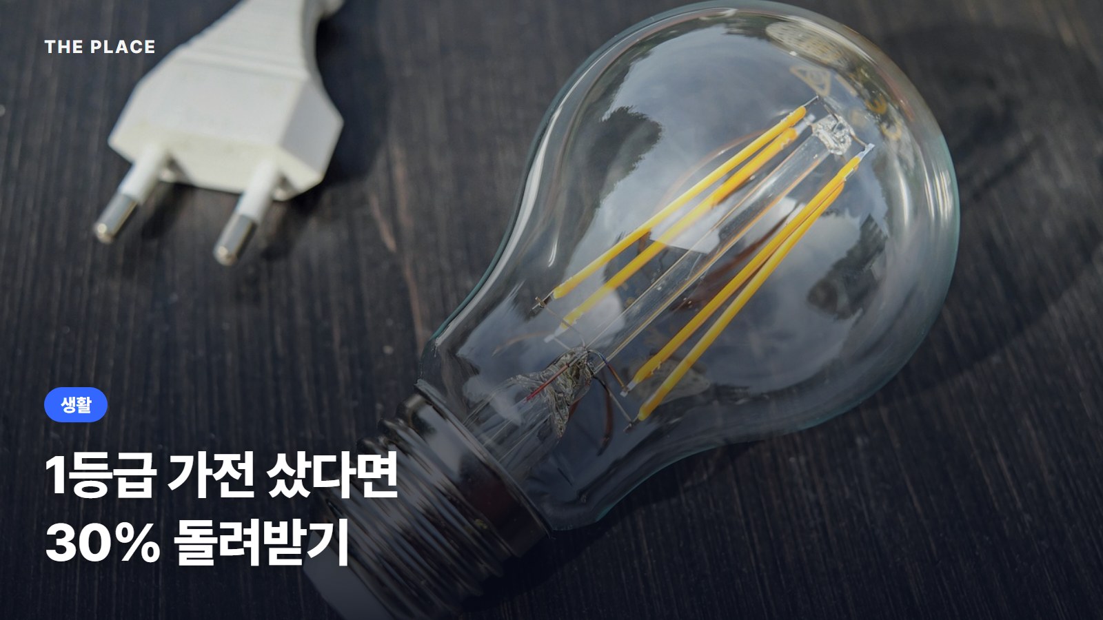 1등급 가전 샀다면 30% 돌려받기