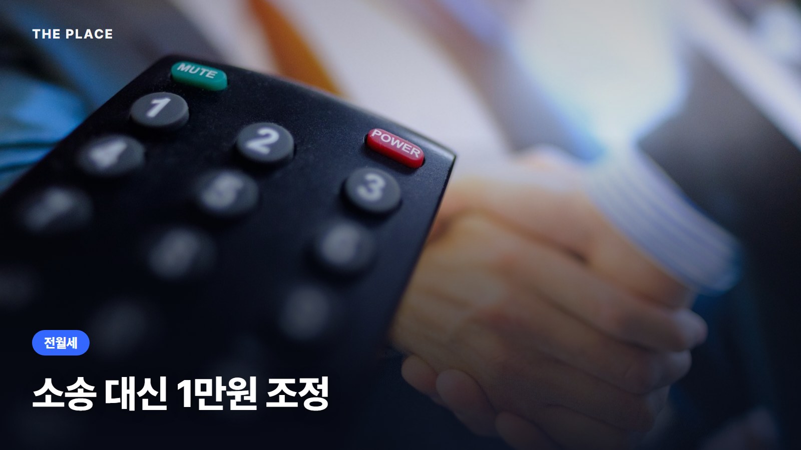 소송 대신 1만원 조정